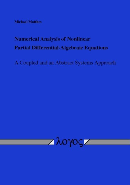 Michael Matthes - Numerical Analysis of Nonlinear Partial Differential-Algebraic Equations, Häftad