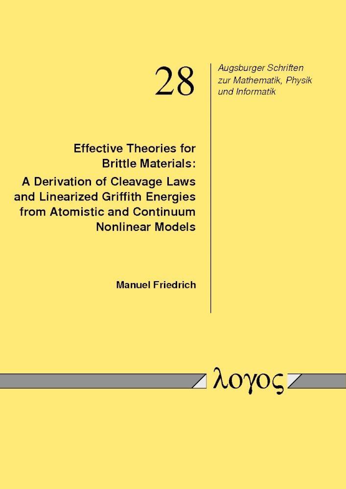 Manuel Friedrich - Effective Theories for Brittle Materials, Häftad. Tillgänglighet: Tillfälligt slut