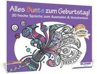 bokomslag Malbuch für Erwachsene: Alles Bunte zum Geburtstag!