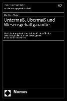 bokomslag Untermass, Ubermass Und Wesensgehaltgarantie: Die Bedeutung Staatlicher Schutzpflichten Fur Den Gestaltungsspielraum Des Gesetzgebers Im Grundrechtsbe