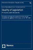 bokomslag Quality of Legislation - Principles and Instruments: Proceedings of the Ninth Congress of the International Association of Legislation (Ial) in Lisbon