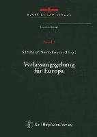 bokomslag Verfassungsgebung für Europa