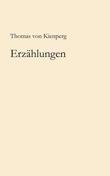 bokomslag Erzählungen