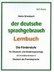 bokomslag Der deutsche Sprachgebrauch - Lernbuch -