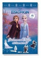 bokomslag Disney Die Eiskönigin: Stickern und Malen mit Elsa und Anna