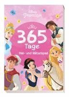 bokomslag Disney Prinzessin: 365 Tage Mal- und Rätselspaß