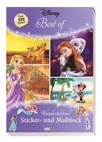 bokomslag Disney Best of: Wunderschöner Sticker- und Malblock