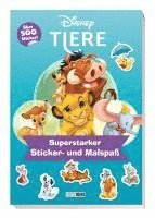 bokomslag Disney Tiere: Superstarker Sticker- und Malspaß