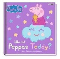bokomslag Peppa Pig: Wo ist Peppas Teddy? Mein Gutenacht-Klappenbuch