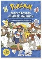 bokomslag Pokémon: Mein großes Wimmel-Malbuch - Ash und seine Freunde