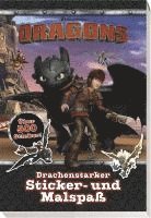 bokomslag Dragons: Drachenstarker Sticker- und Malspaß