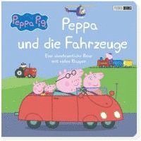 bokomslag Peppa Pig: Peppa und die Fahrzeuge - Eine abenteuerliche Reise mit vielen Klappen