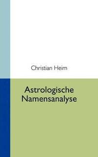 bokomslag Astrologische Namensanalyse