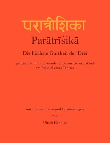 bokomslag Paratrisika - Die hchste Gottheit der Drei