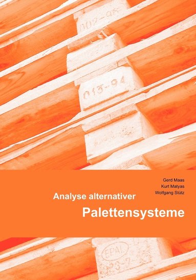 bokomslag Analyse alternativer Palettensysteme