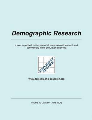 TBD, Max-Planck-Institute Für Demograf Fors, Max-Planck-Institute für demograf. Forschung - Demographic Research, Volume 10, Häftad