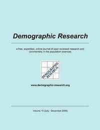 bokomslag Demographic Research, Volume 15