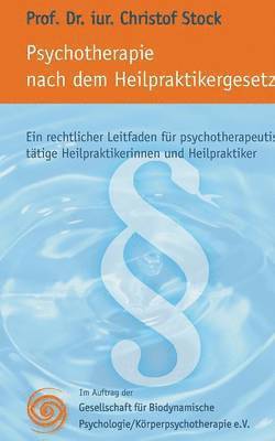 bokomslag Psychotherapie nach dem Heilpraktikergesetz