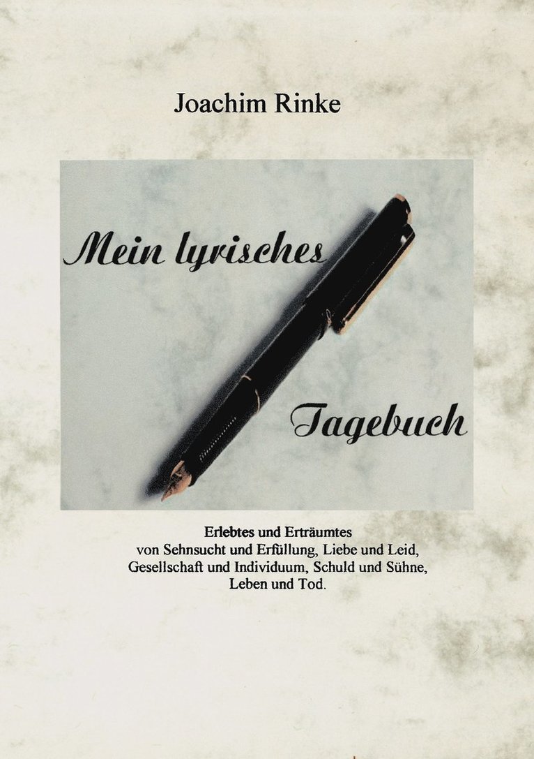 Mein lyrisches Tagebuch 1