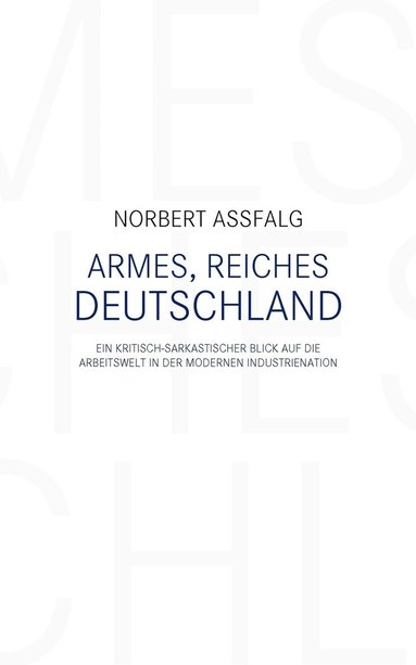 bokomslag Armes, reiches Deutschland