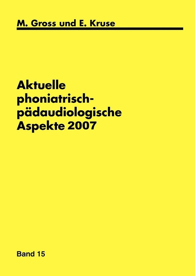 Aktuelle phoniatrisch- pdaudiologische Aspekte 2007 1