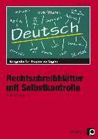 bokomslag Rechtschreibblätter mit Selbstkontrolle. 7. - 9. Schuljahr