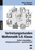 Marco Bettner, Erik Dinges - Vertretungsstunden Mathematik 5./6. Klasse, Häftad