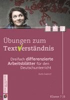 bokomslag Klasse 7/8 - Dreifach differenzierte Arbeitsblätter für den Deutschunterricht