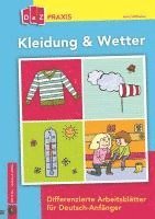 bokomslag Kleidung & Wetter - Differenzierte Arbeitsblätter für Deutsch-Anfänger