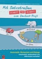 bokomslag Mit Satzstraßen Schritt für Schritt zum Deutsch-Profi