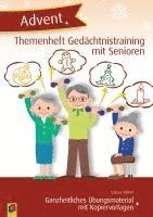bokomslag Themenheft Gedächtnistraining mit Senioren: Advent Ganzheitliches Übungsmaterial mit Kopiervorlagen