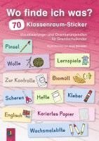 bokomslag Wo finde ich was? 70 Klassenraum-Sticker