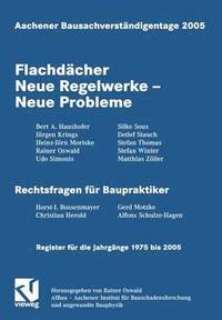 bokomslag Aachener Bausachverstndigentage 2005