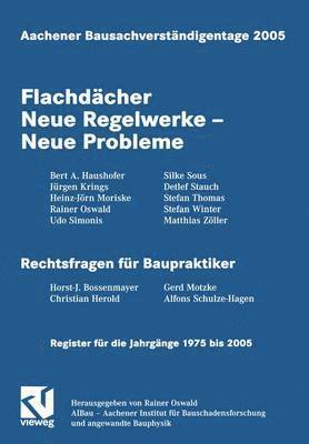 Aachener Bausachverstndigentage 2005 1
