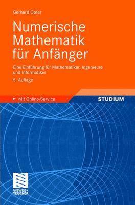 bokomslag Numerische Mathematik fr Anfnger