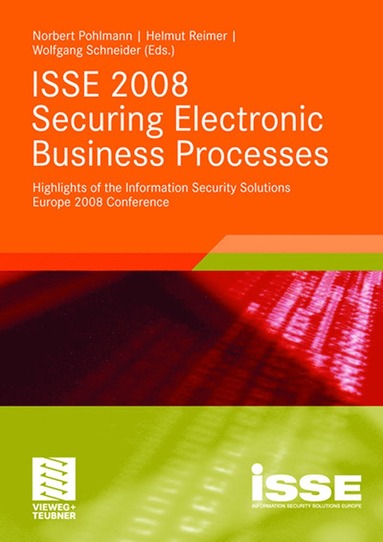 bokomslag ISSE 2008 Securing Electronic Business Processes