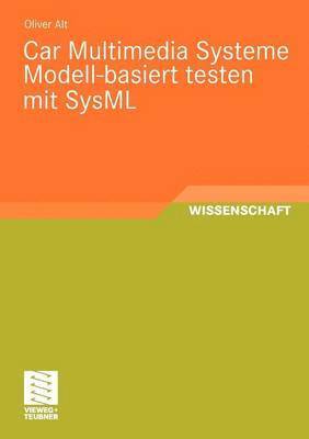 bokomslag Car Multimedia Systeme Modell-basiert testen mit SysML