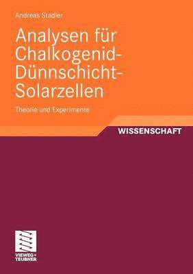 bokomslag Analysen fr Chalkogenid-Dnnschicht-Solarzellen