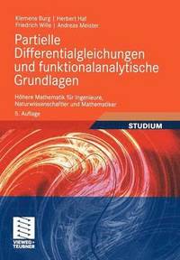 bokomslag Partielle Differentialgleichungen und funktionalanalytische Grundlagen