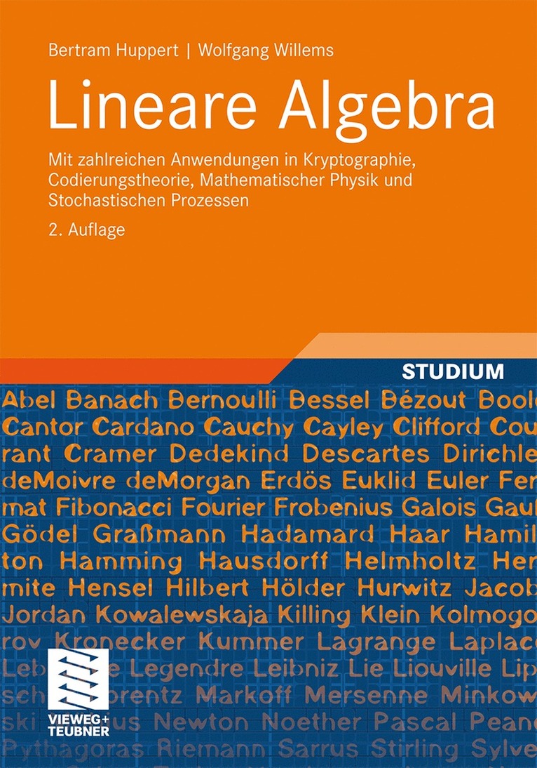 Bertram Huppert, Wolfgang Willems - Lineare Algebra, Häftad