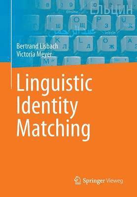 bokomslag Linguistic Identity Matching