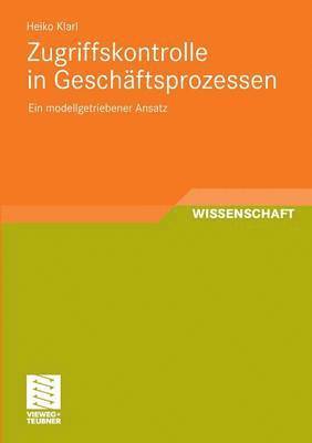 bokomslag Zugriffskontrolle in Geschftsprozessen