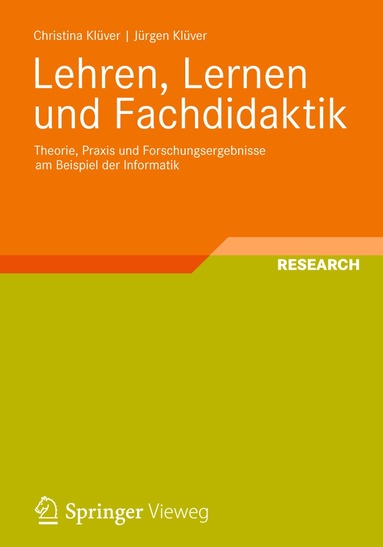 Christina Klüver, Jürgen Klüver - Lehren, Lernen und Fachdidaktik, Häftad