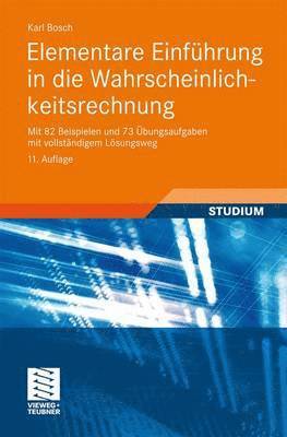 bokomslag Elementare Einfhrung in die Wahrscheinlichkeitsrechnung