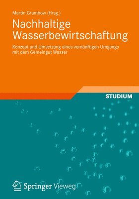 Martin Grambow - Nachhaltige Wasserbewirtschaftung: Konzept Und Umsetzung Eines Vernünftigen Umgangs Mit Dem Gemeingut Wasser, Häftad