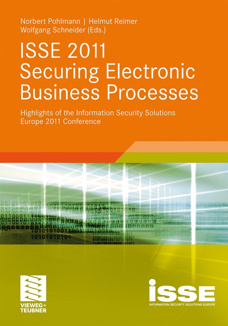 Norbert Pohlmann, Helmut Reimer, Wolfgang Schneider - ISSE 2011 Securing Electronic Business Processes, Häftad