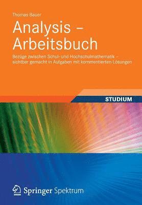 bokomslag Analysis - Arbeitsbuch