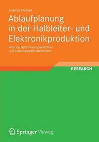 bokomslag Ablaufplanung in der Halbleiter- und Elektronikproduktion