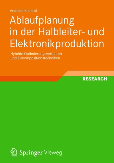 bokomslag Ablaufplanung in der Halbleiter- und Elektronikproduktion