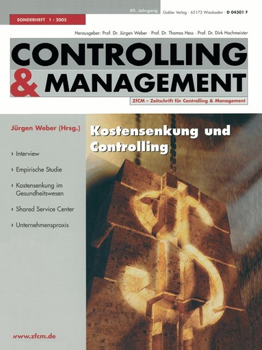 Jürgen Weber - Kostensenkung und Controlling, Häftad
